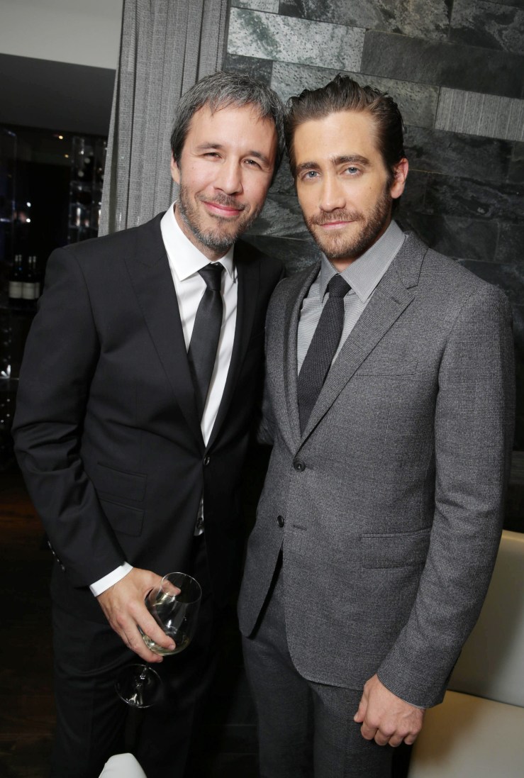 IMAGE DISTRIBUTED FOR WARNER BROS. - Director Denis Villeneuve and Jake Gyllenhaal seen at Warner Bros. 'Prisoners' Premiere at 2013 TIFF presented by Audi, on Friday, Sep, 6, 2013 in Toronto. (Photo by Eric Charbonneau/Invision for Warner Bros. Pictures/AP Images)