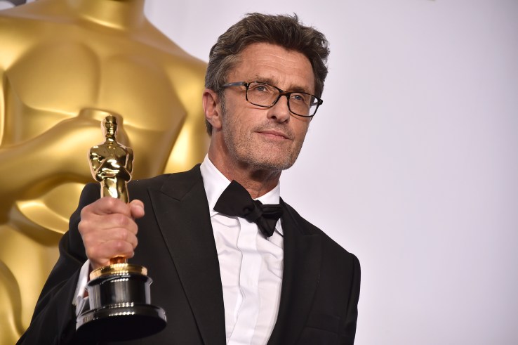 Mandatory Credit: Photo by Jordan Strauss/Invision/AP/REX/Shutterstock (9055040hc) Pawel Pawlikowski poses in the press room with the award for best foreign language film for â??Idaâ?? at the Oscars, at the Dolby Theatre in Los Angeles 87th Academy Awards - Press Room, Los Angeles, USA