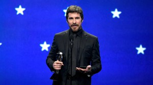 SANTA MONICA, CA - JANUARY 13: Christian Bale accepts the Best Actor award for 'Vice' onstage during the 24th annual Critics' Choice Awards at Barker Hangar on January 13, 2019 in Santa Monica, California. (Photo by Kevin Winter/Getty Images for The Critics' Choice Awards)